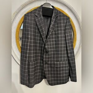 Bonobos Sports Coat, Charcoal, Size 44R Slim Fit